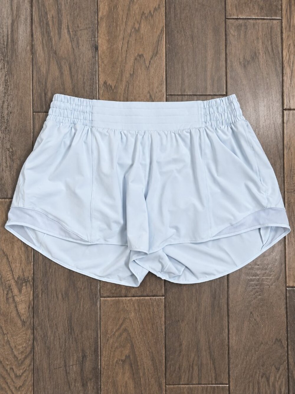 NEW Lululemon Hotty Hot High-Rise Lined Short 4" Starch Blue
